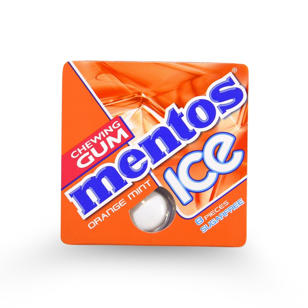 MENTOS ICE ORANGE MINT GUM 8PCS WHIM